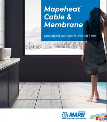 Mapeheat Cable &amp; Membrane Uncoupling solutions for heated floors